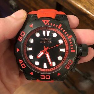 Men’s invicta watch #16139 | black 51 mm steel